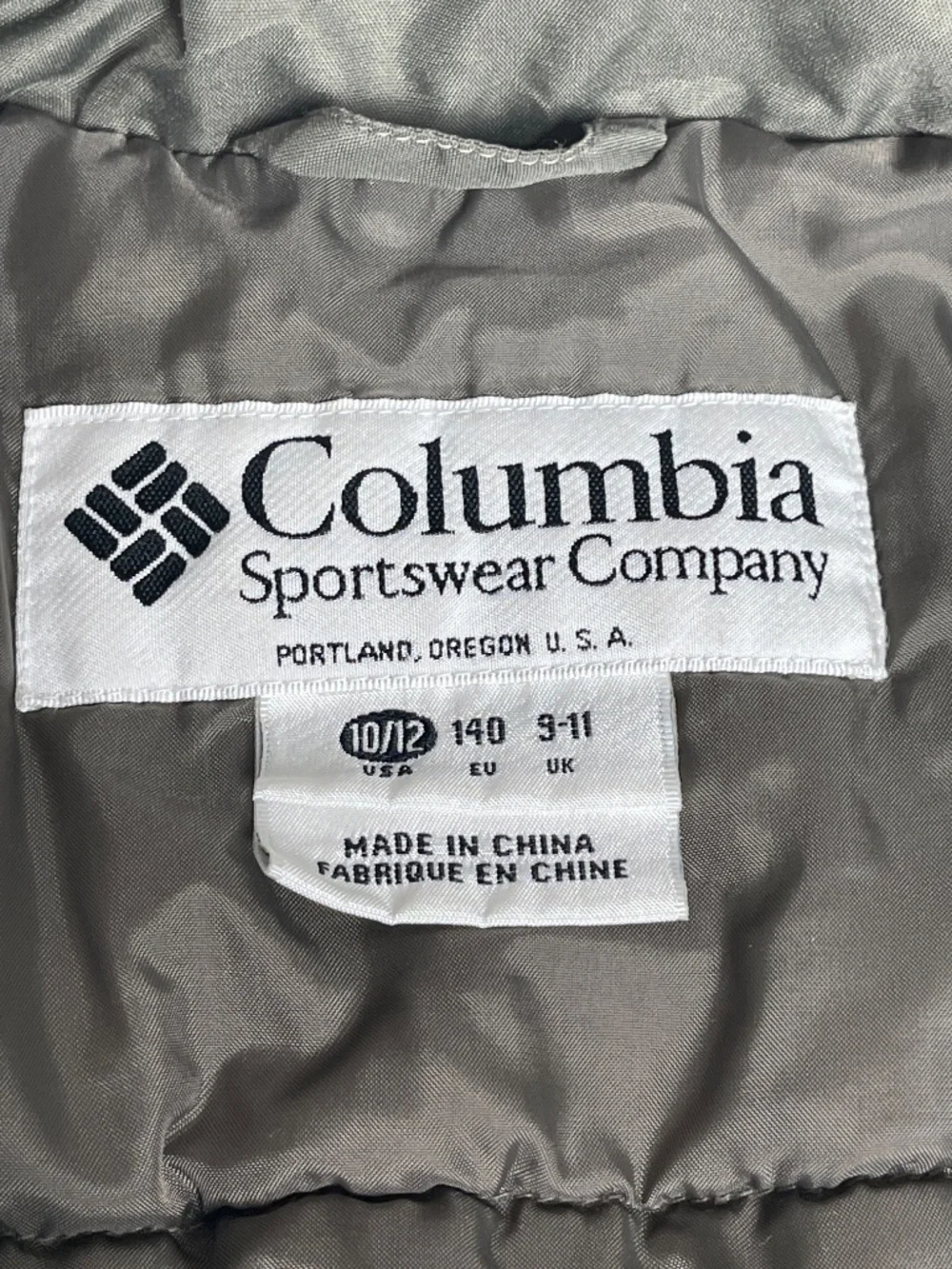 Vintage Columbia Challenge Series Kids Winter coat size 10/12